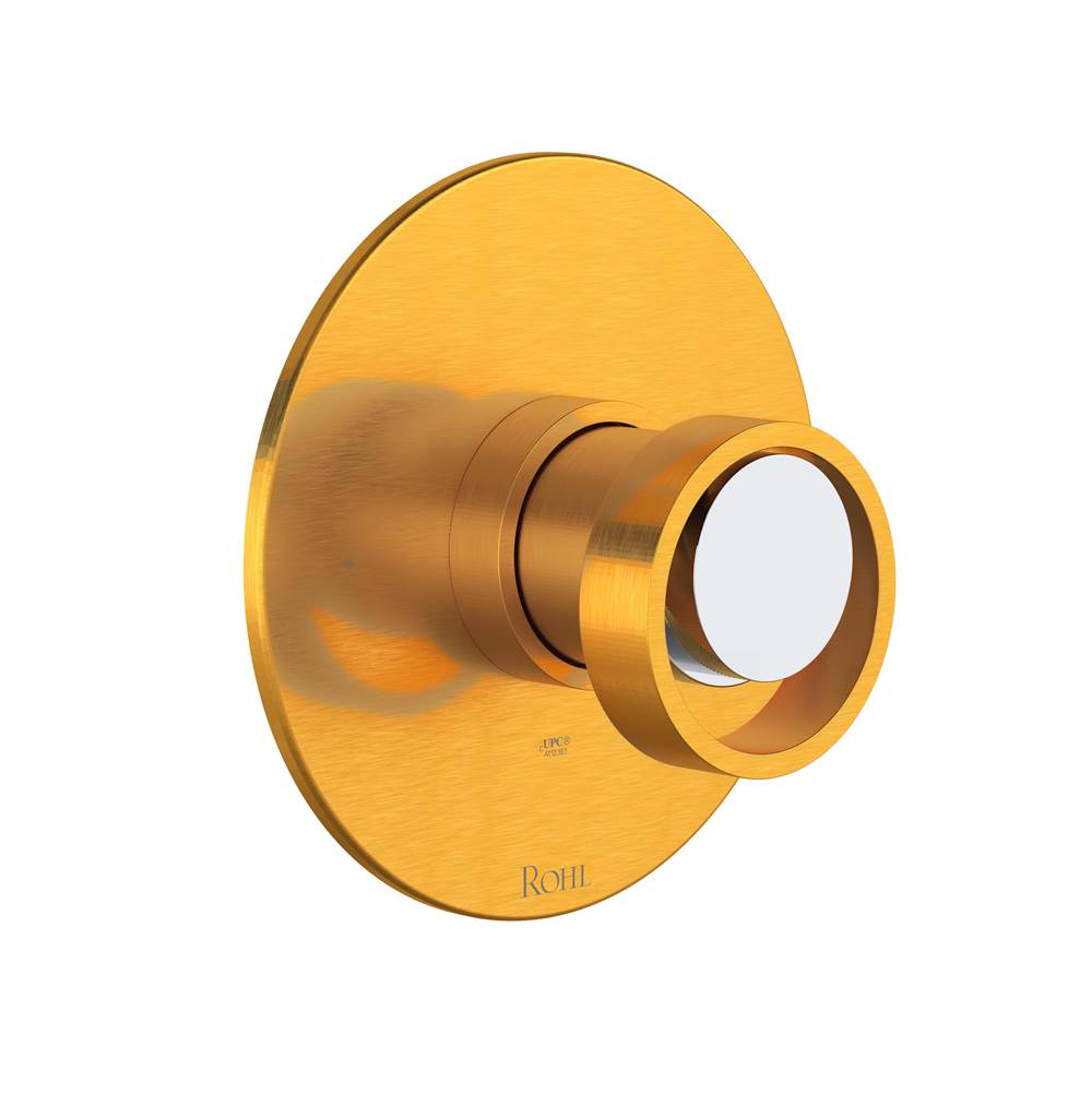 ROHL TEC51W1IWSGC Eclissi 1/2" Pressure Balance Trim In Satin Gold/Polished Chrome
