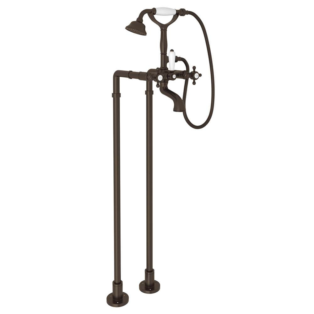 ROHL AKIT1401NXMTCB Floor Mount Tub Filler In Tuscan Brass