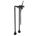 ROHL AKIT3302NIWMB Campo Floor Mount Tub Filler In Matte Black