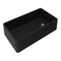 ROHL AL3620AF163 Allia 36" Fireclay Single Bowl Farmhouse Apron Front Kitchen Sink In Satin Black