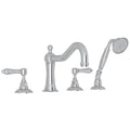 ROHL A1404LMAPC Acqui 4-Hole Deck Mount Tub Filler In Polished Chrome
