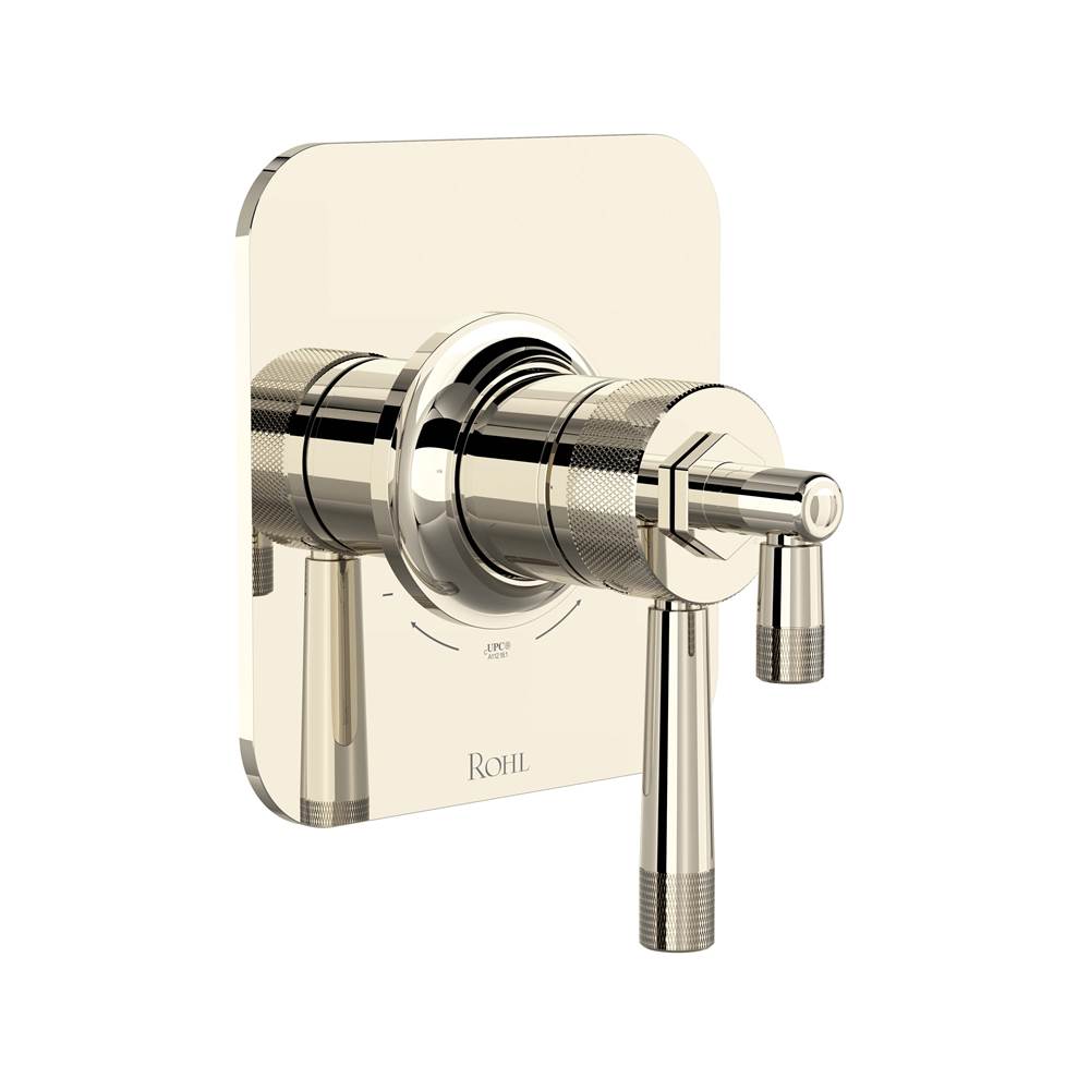 ROHL TMB44W1LMPN Graceline 1/2" Therm & Pressure Balance Trim with 2 Functions (No Share) In Polished Nickel