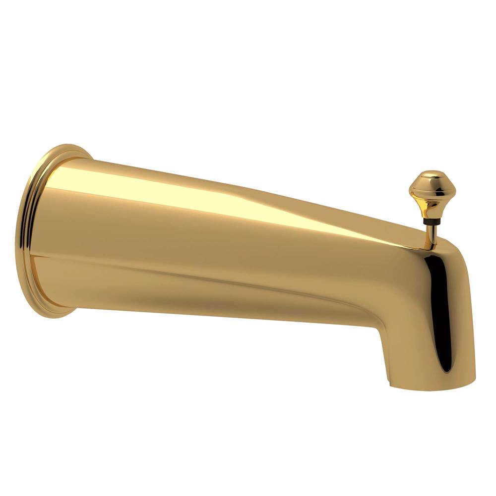 ROHL RT8000IB Wall Mount Tub Spout With Diverter In Italian Brass