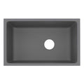 ROHL 6307-04 Allia 32" Fireclay Single Bowl Undermount Kitchen Sink In Satin Grey