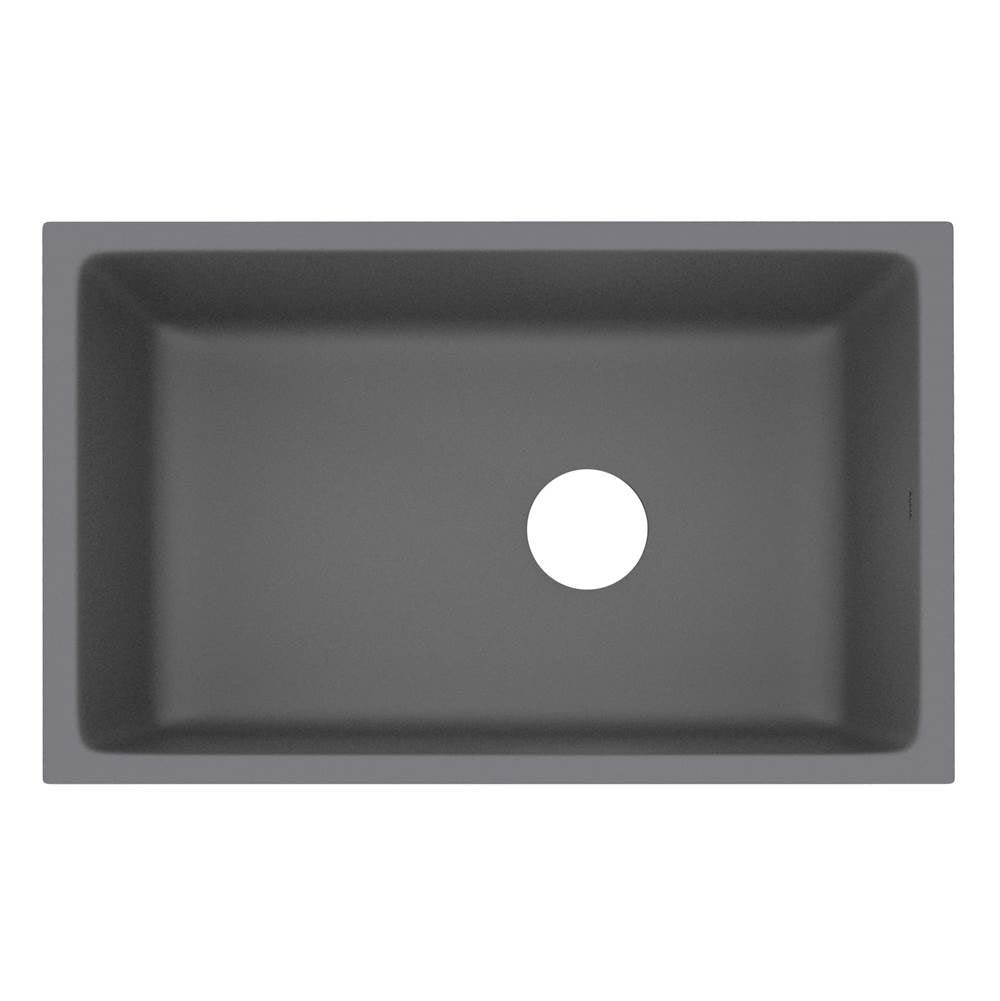 ROHL 6307-04 Allia 32" Fireclay Single Bowl Undermount Kitchen Sink In Satin Grey