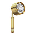 ROHL 402HS5SUB 4" 5-Function Handshower In Satin Unlacquered Brass