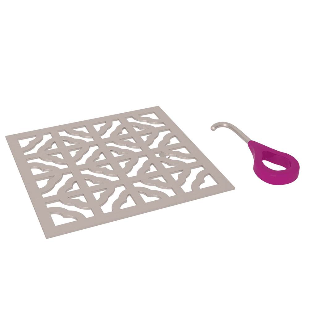 ROHL DC3146STN Petal Decorative Drain Cover In Satin Nickel