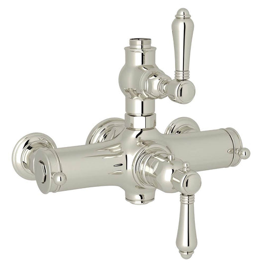 ROHL A4917LMPN Exposed Therm Valve With Volume and Temperature Control In Polished Nickel