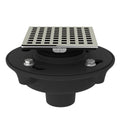 ROHL SDCI2-3143PN Cast Iron 2" No Hub Drain Kit With 3143 Matrix Decorative Cover In Polished Nickel