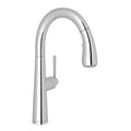 ROHL R7515SLMAPC-2 Lux Pull-Down Bar/Food Prep Kitchen Faucet In Polished Chrome