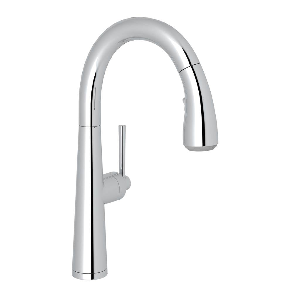 ROHL R7515SLMAPC-2 Lux Pull-Down Bar/Food Prep Kitchen Faucet In Polished Chrome