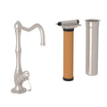 ROHL AKIT1435LPSTN-2 Acqui Filter Kitchen Faucet Kit In Satin Nickel
