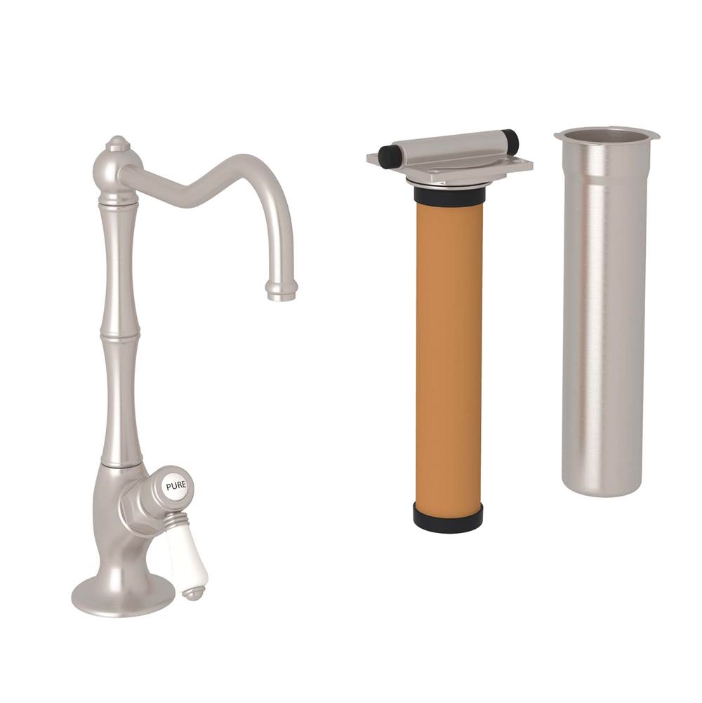 ROHL AKIT1435LPSTN-2 Acqui Filter Kitchen Faucet Kit In Satin Nickel