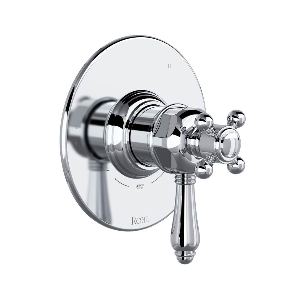 ROHL TTD47W1LMAPC 1/2'' Therm & Pressure Balance Trim with 3 Functions - Polished Chrome