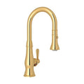 ROHL A3420SLMIB-2 Patrizia Pull-Down Bar/Food Prep Kitchen Faucet In Italian Brass