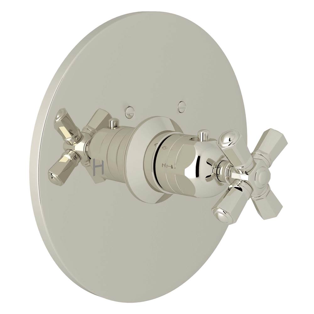 ROHL A4923XMPN San Giovanni 3/4" Thermostatic Trim Without Volume Control In Polished Nickel