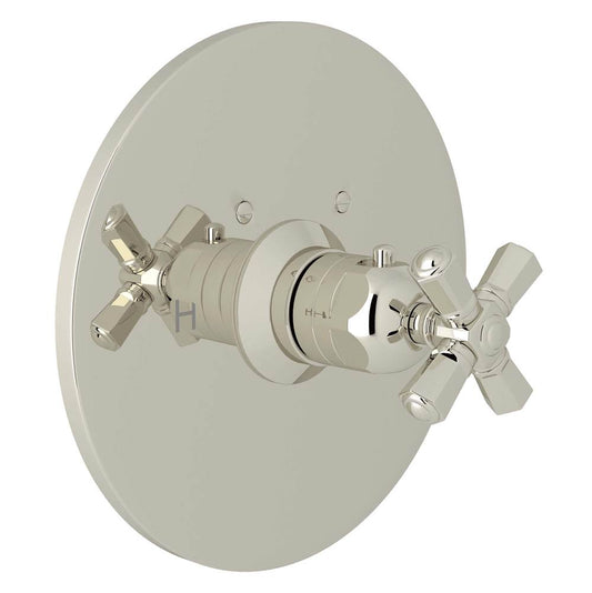 ROHL A4923XMPN San Giovanni 3/4" Thermostatic Trim Without Volume Control In Polished Nickel