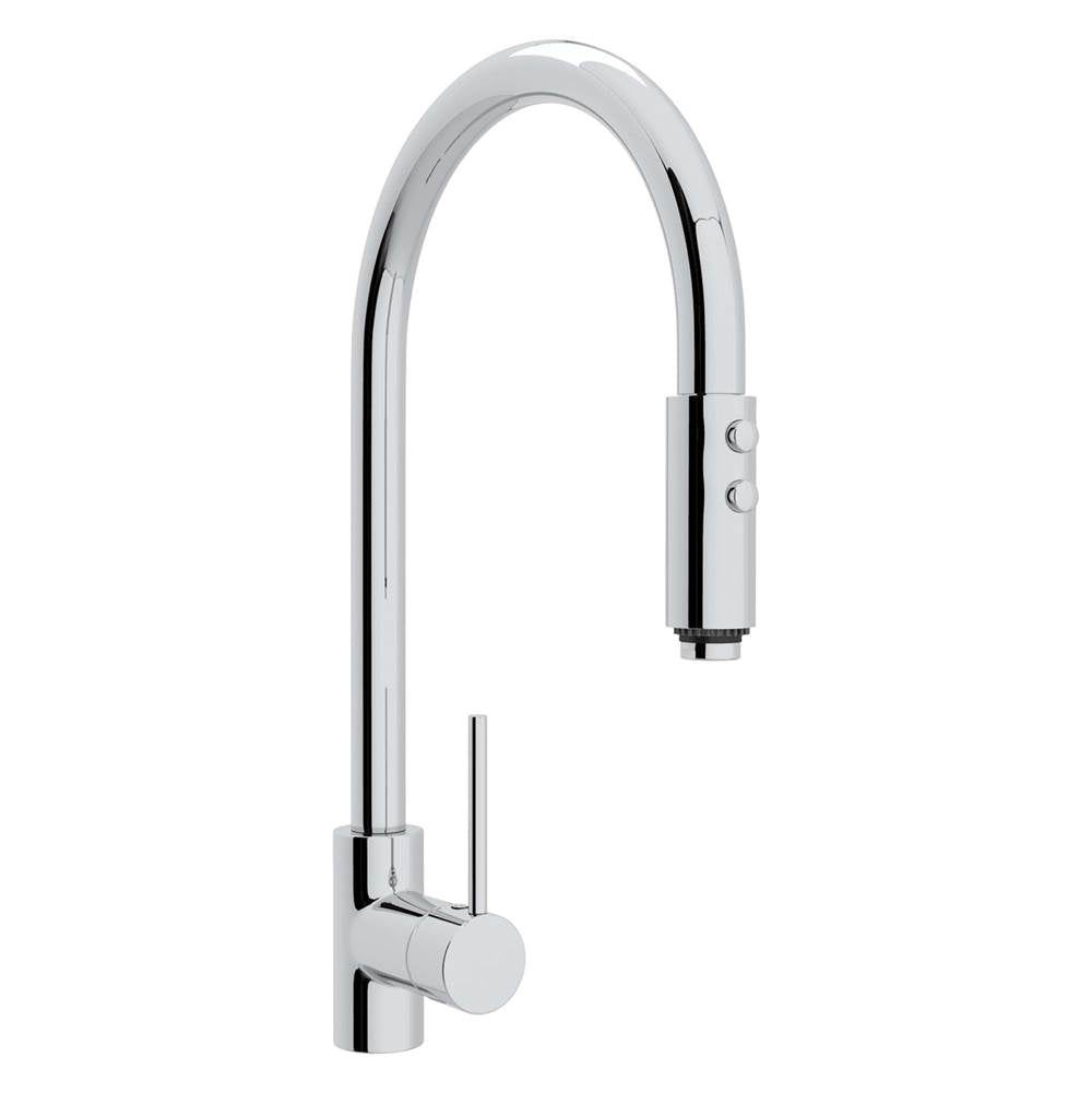 ROHL LS57L-APC-2 Pirellone Tall Pull-Down Kitchen Faucet In Polished Chrome