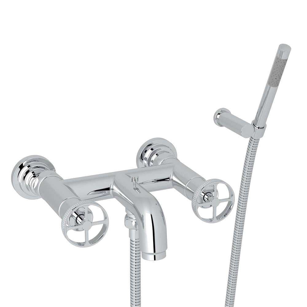 ROHL A3302IWAPC Campo Exposed Wall Mount Tub Filler In Polished Chrome