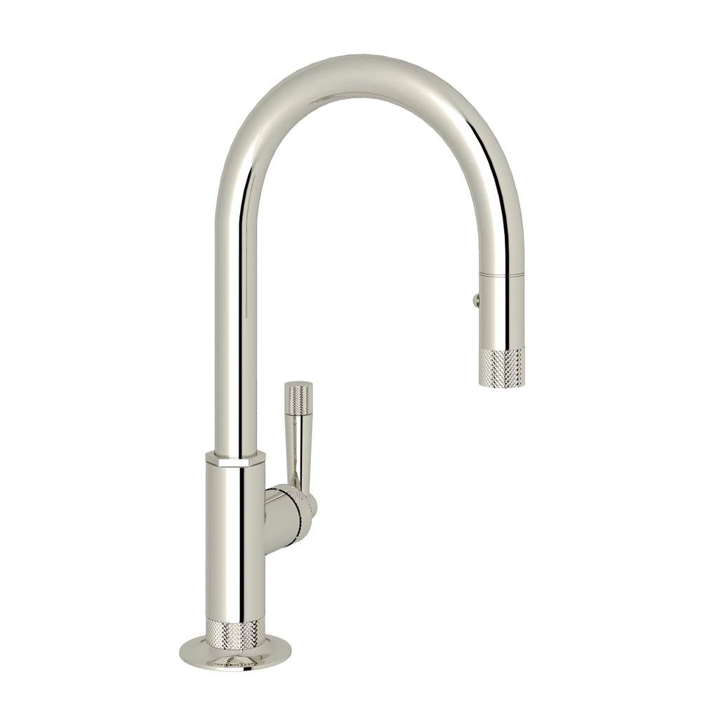 ROHL MB7930SLMPN-2 Graceline Pull-Down Bar/Food Prep Kitchen Faucet In Polished Nickel