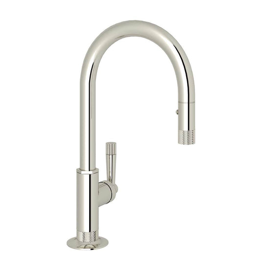ROHL MB7930SLMPN-2 Graceline Pull-Down Bar/Food Prep Kitchen Faucet In Polished Nickel