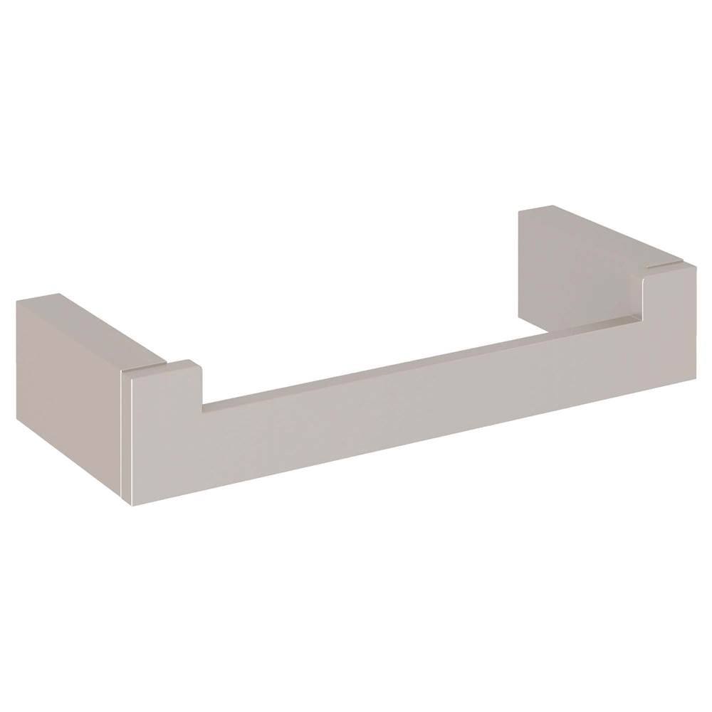 ROHL QU420-STN Quartile Toilet Paper Holder With Lift Arm In Satin Nickel