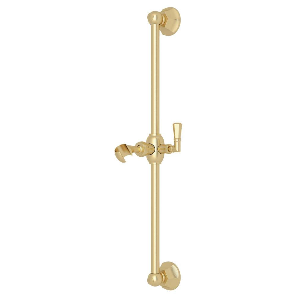 ROHL 1230SUB 24" Slide Bar In Satin Unlacquered Brass
