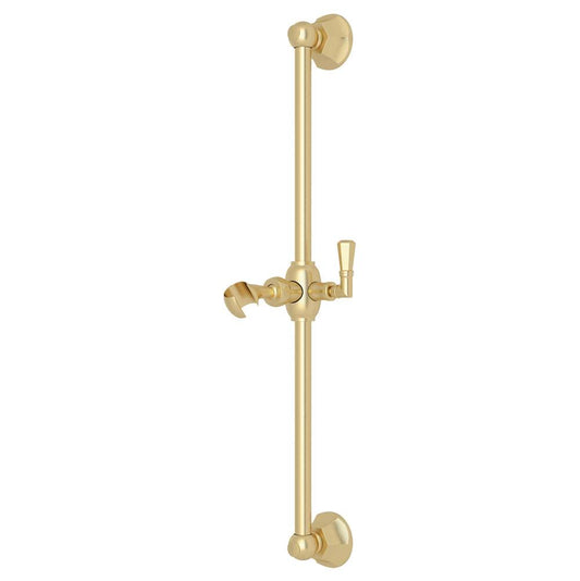 ROHL 1230SUB 24" Slide Bar In Satin Unlacquered Brass
