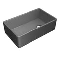 ROHL AL3220AF104 Allia 32" Fireclay Single Bowl Farmhouse Apron Front Kitchen Sink In Satin Grey