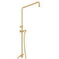 ROHL 1560IB Riser With Diverter, Hose And Sliding Handshower Holder In Italian Brass