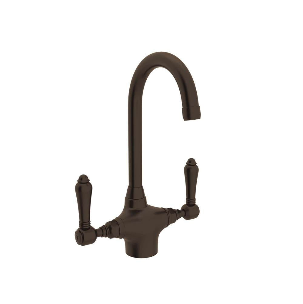 ROHL A1667LMTCB-2 San Julio Two Handle Bar/Food Prep Kitchen Faucet In Tuscan Brass