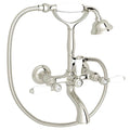ROHL A1401LPPN Exposed Wall Mount Tub Filler In Polished Nickel