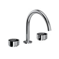 ROHL EC08D3IWAPC Eclissi Widespread Lavatory Faucet With C-Spout In Polished Chrome