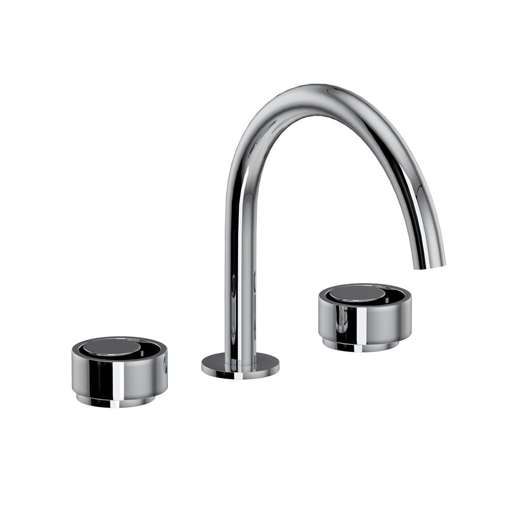 ROHL EC08D3IWAPC Eclissi Widespread Lavatory Faucet With C-Spout In Polished Chrome