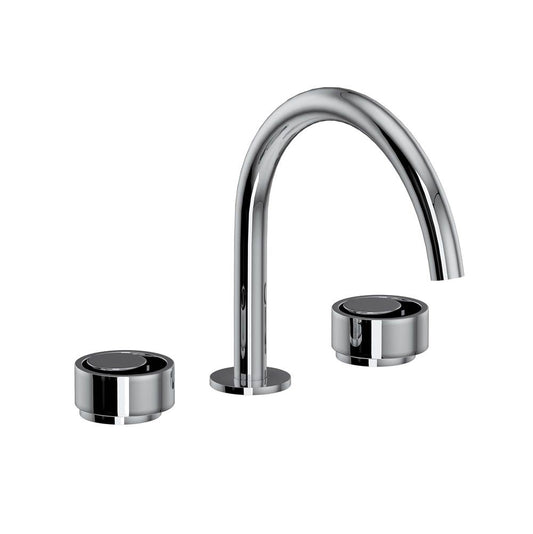 ROHL EC08D3IWAPC Eclissi Widespread Lavatory Faucet With C-Spout In Polished Chrome