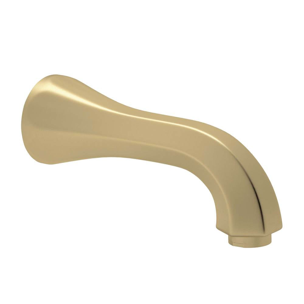 ROHL A1803SUB Palladian Wall Mount Tub Spout In Satin Unlacquered Brass