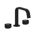 ROHL EC09D3IWMBN Eclissi Widespread Lavatory Faucet With U-Spout In Matte Black/Satin Nickel