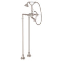 ROHL AKIT1401NXMSTN Floor Mount Tub Filler In Satin Nickel