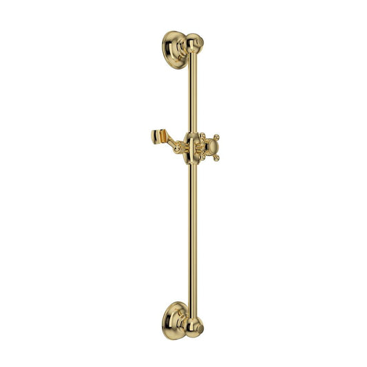 ROHL 1201ULB 22" Slide Bar In Unlacquered Brass