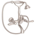 ROHL A1401LMSTN Exposed Wall Mount Tub Filler In Satin Nickel
