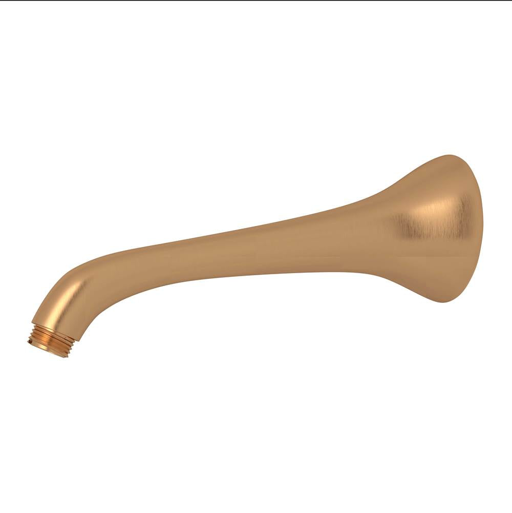 ROHL H08000SG 7" Reach Wall Mount Shower Arm In Satin Gold