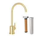 ROHL RKIT7517ULB Lux Filter Kitchen Faucet Kit In Unlacquered Brass