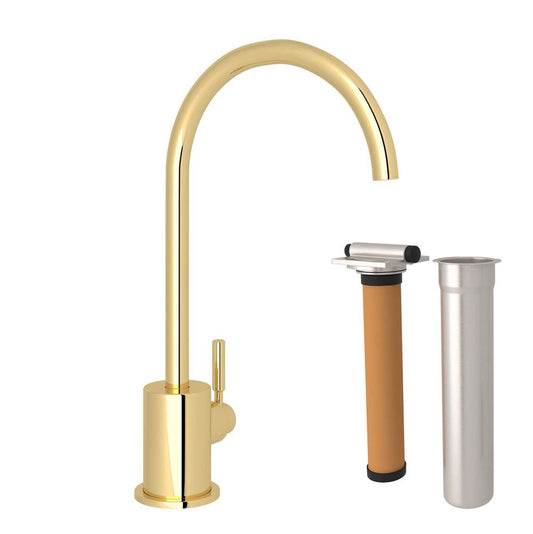 ROHL RKIT7517ULB Lux Filter Kitchen Faucet Kit In Unlacquered Brass