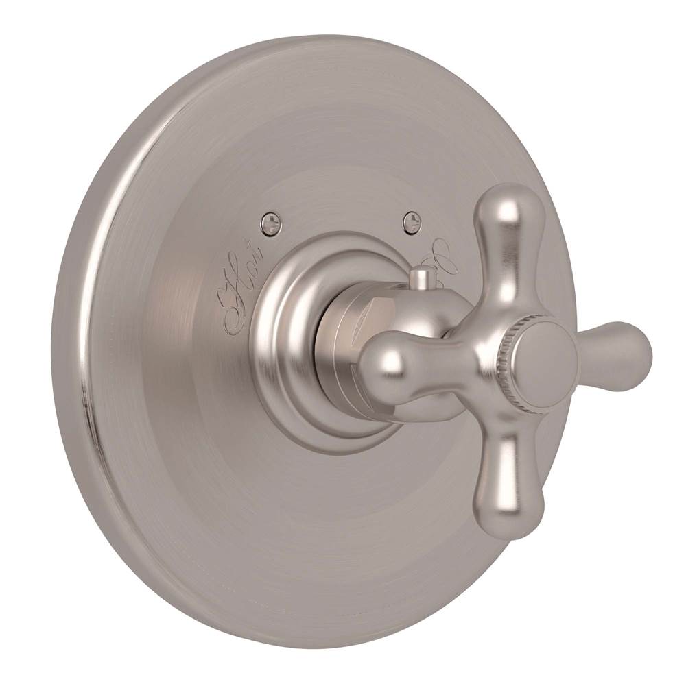ROHL A2914XMSTN Verona 3/4" Thermostatic Trim Without Volume Control In Satin Nickel