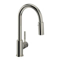 ROHL R7519PN Lux Pull-Down Bar/Food Prep Kitchen Faucet In Polished Nickel