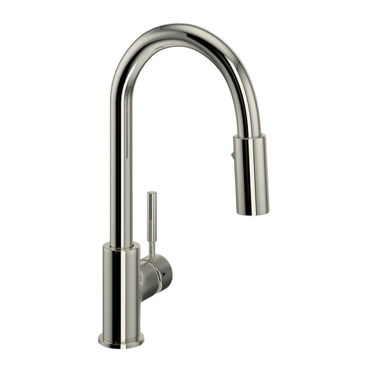ROHL R7519PN Lux Pull-Down Bar/Food Prep Kitchen Faucet In Polished Nickel