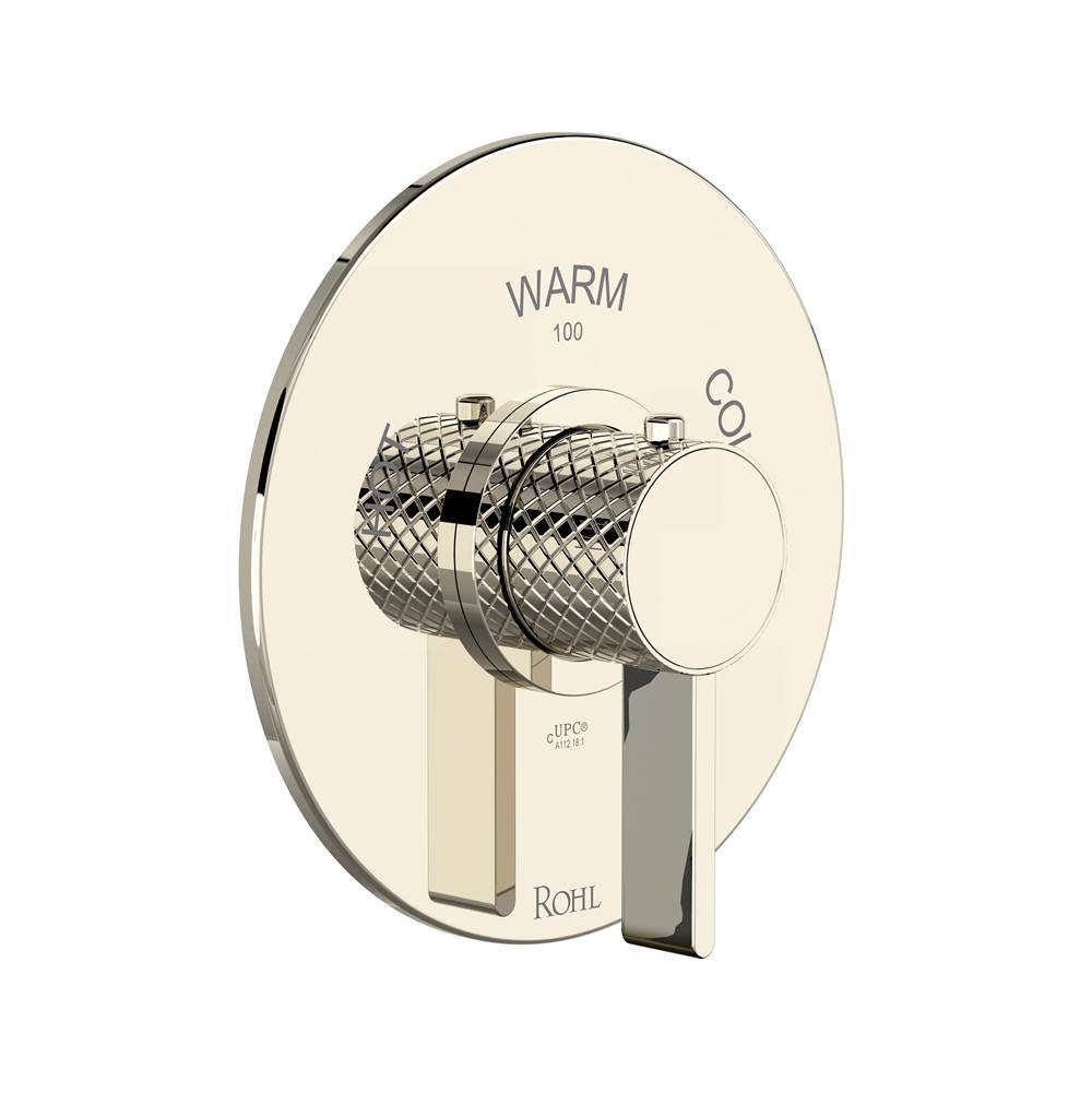 ROHL TTE13W1LMPN Tenerife 3/4" Thermostatic Trim Without Volume Control In Polished Nickel