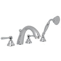 ROHL A2764LMAPC Verona 4-Hole Deck Mount Tub Filler In Polished Chrome