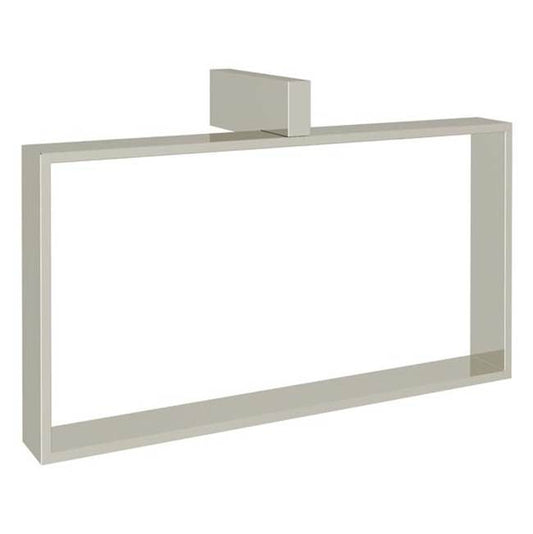 ROHL QU220-PN Quartile Rectangular Towel Holder Ring In Polished Nickel