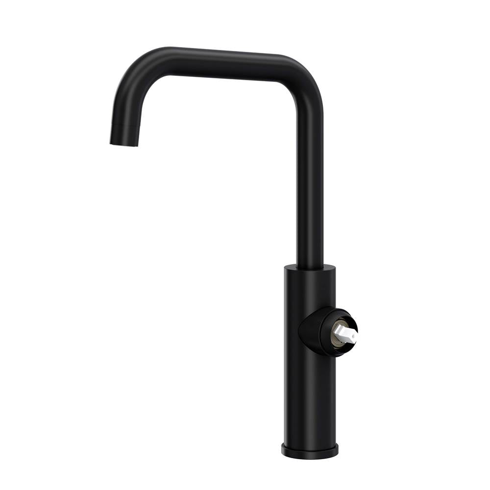 ROHL EC60D1MB Eclissi Bar/Food Prep Kitchen Faucet With U-Spout - Less Handle In Matte Black